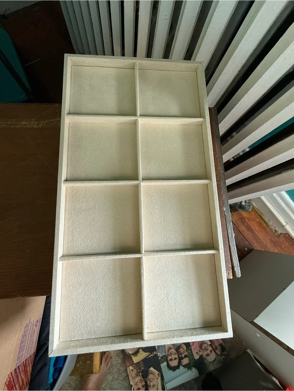 Brand new Beige Jewelry Organizer Tray Insert - Brand- Wolf